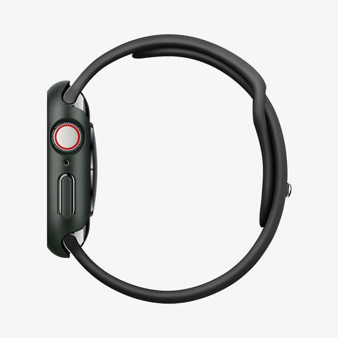 ACS05458 - Apple Watch Ultra (Apple Watch (49mm)) Case Thin Fit in black showing the front